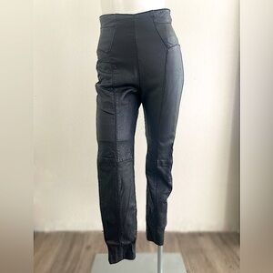 Vintage Michael Hoban high waisted leather pants